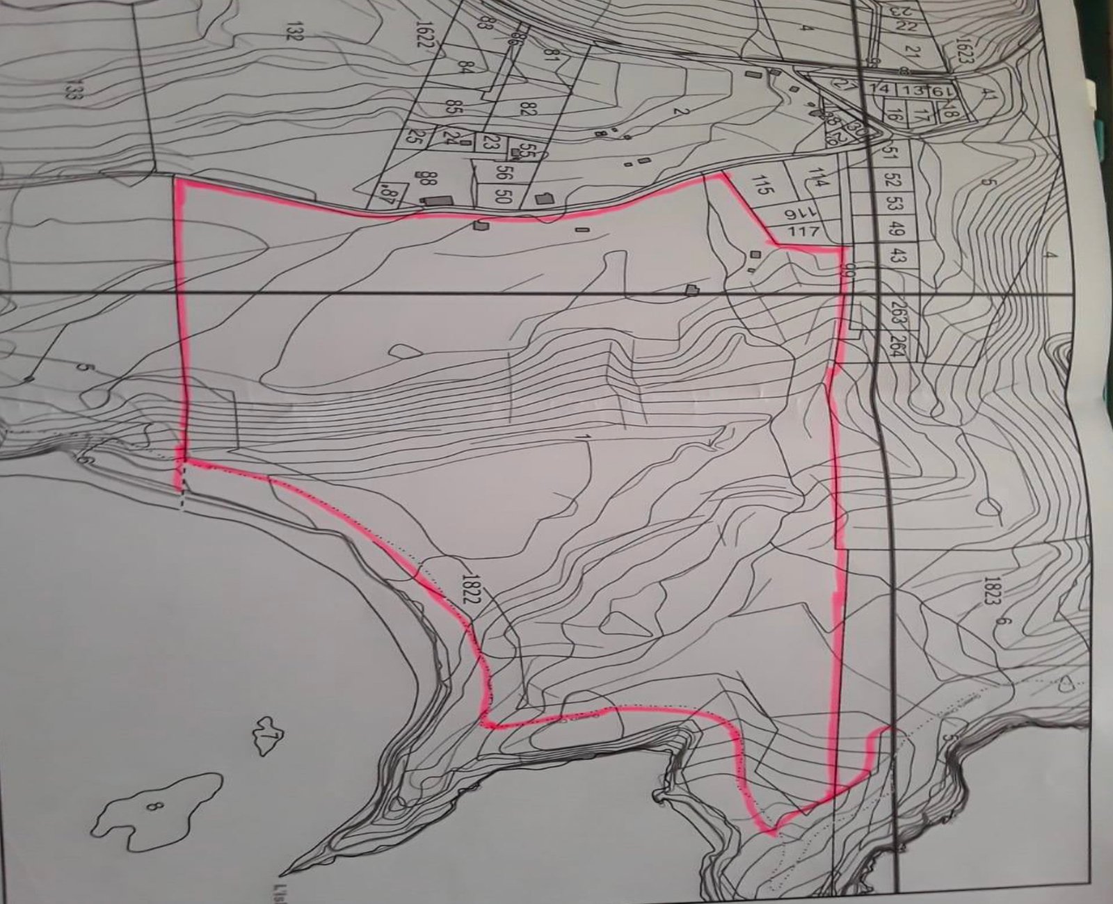 84 acres of real estate for sale in Micoud - Honeymoon Beach Map